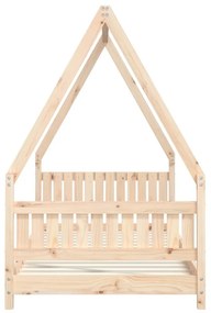 Estrutura de cama infantil 90x190 cm madeira de pinho maciça