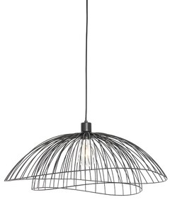 Candeeiro de suspensão design preto 60 cm - Pua Design