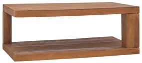 vidaXL Mesa de centro 90x50x35 cm madeira de teca maciça
