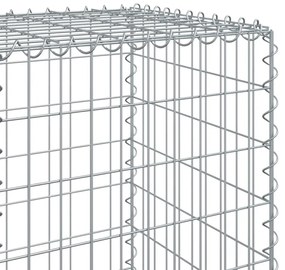 Cesto gabião com cobertura 200x50x150 cm ferro galvanizado