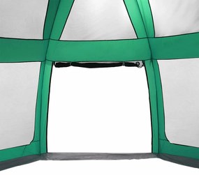 Tenda para piscina com mosca amovível e paredes de rede
