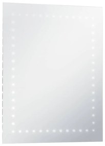 Espelho de parede LED para casa de banho 50x60 cm