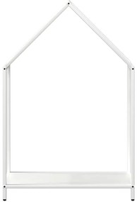 Suporte para lenha 60x25x90 cm aço laminado a frio branco