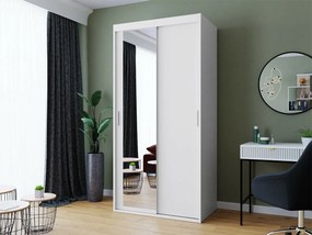 Roupeiro Hederus I, Branco, 205x100x60cm, 95 kg, Portas para roupeiro: Deslizante