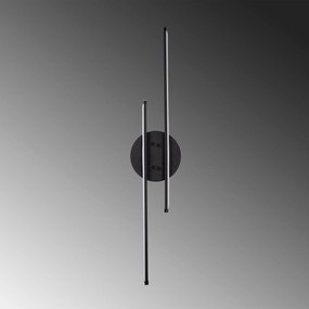 Candeeiro de Parede Umut - Preto - 17cm x 86cm x 5cm
