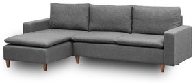 Sofá de 3 Lugares Chaise Longue "Pafu Lungo" – 255x154x46 cm - Design