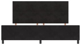 Cama vidaXL Preta 200x200 cm Veludo