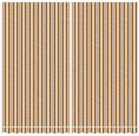 Tecido de substituição para toldo 4x3,5 m riscas multicor