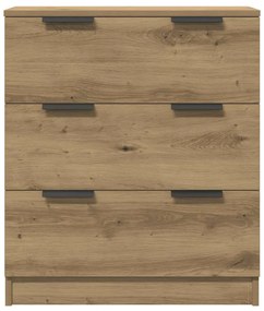 Aparadores 3 pcs 60x30x70 cm deriv. madeira carvalho artisiano