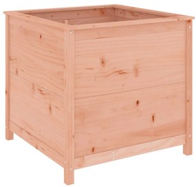 Vaso/floreira de jardim 82,5x82,5x78 cm madeira douglas maciça