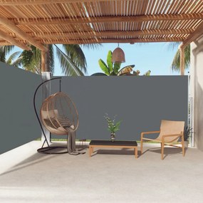 vidaXL Toldo lateral retrátil 180x600 cm antracite