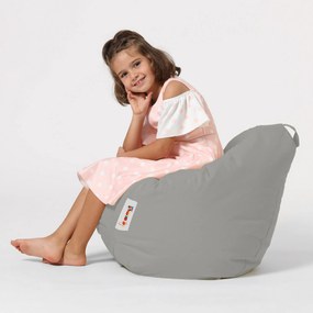 Puff de Jardim Premium Kids – Fumo – 60x60x25 cm | Tribo Home