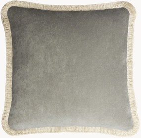 Almofada decorativa em veludo artesanal Happy