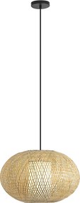 Candeeiro suspenso Japandi Bambu 50cm IP44 - Moana