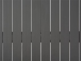 Mesa de jardim cinzenta em alumínio 200 x 105 cm CASCAIS Beliani