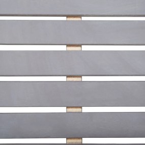 5 pcs conjunto de jantar para exterior acácia maciça cinzento