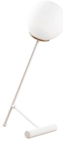 Candeeiro de Mesa Golf – Branco – 30 x 30 cm