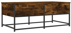 Mesa de centro 100x51x40 cm derivados madeira carvalho fumado