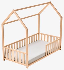 Cama de criança CABANA, 70x140 cm madeira
