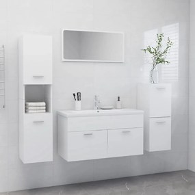 3070928 vidaXL Conjunto de móveis de casa de banho contraplacado branco