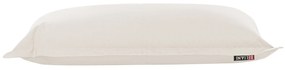 Pufe almofada creme claro 140 x 180 cm FUZZY Beliani
