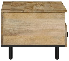 Mesa de centro 80x54x40 cm madeira de mangueira maciça