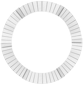 Compostor de jardim Ø100x100 cm aço galvanizado