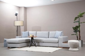 Sofá de Canto Loop – Cinza Claro – 332 cm x 194 cm