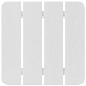 Mesa Lateral Adirondack Branca 38x38x45 cm HDPE