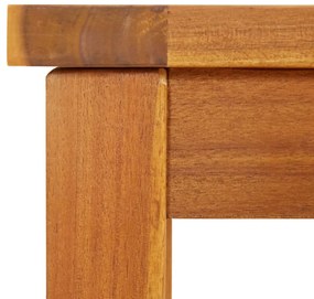 Banco de jardim 150x35x45 cm madeira de acácia maciça