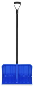 Pá de neve 147 cm metal azul