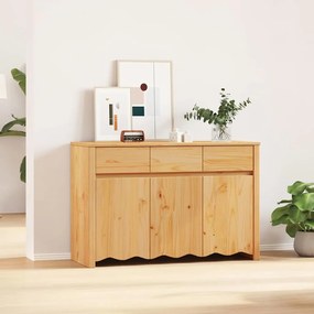 Buffet vidaXL "DRAMMEN" 114x43x75,5 cm Madeira Sólida de Pinheiro
