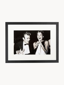 Impressão fotográfica emoldurada Pier Angeli e James Dean