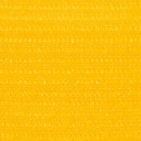 Para-sol estilo vela 160 g/m² 3/4x2 m PEAD amarelo