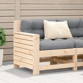 Sofá de jardim com almofadão madeira de pinho maciça