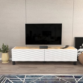 Móvel TV Lerze – Sapphire White – 149,2 cm x 35 cm x 38 cm