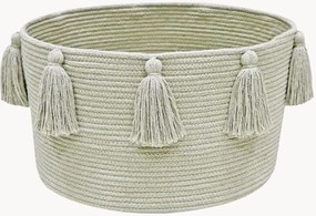 Cesto artesanal em algodão New Tassels