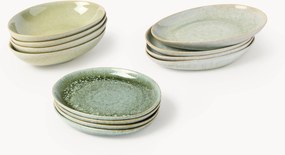 Conjunto de loiça artesanal de forma orgânica Macey, 4 pessoas, conjunto de 12