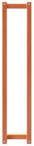 Toalheiro 23x18x110 cm pinho maciço castanho mel