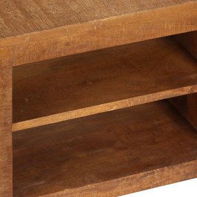 Móvel de TV 120x30x40 cm madeira de mangueira maciça