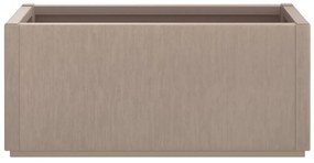 Vaso/floreira 80x36x35 cm PP castanho-claro