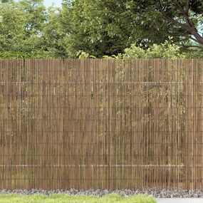 vidaXL Vedação de jardim 400x100 cm cana
