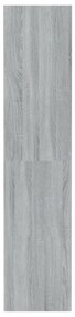 Estante/divisória 80x30x135cm derivados madeira cinzento sonoma
