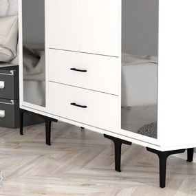 Guarda-roupa Kumsal RTR – Branco – 160x47,5x201,4 cm