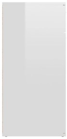 Aparador 80x36x75 cm derivados de madeira branco brilhante