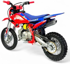 MOTO Crianças MINICROSS Gasolina semi-automático 110CC Thunder 14"/12" arranque elétrico e pedal Vermelha