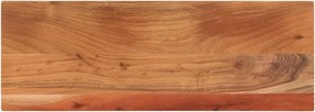 vidaXL Tampo de mesa retangular 70x30x3,8 cm madeira de acácia maciça