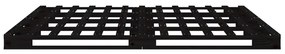 Cama de paletes 120x200 cm pinho maciço preto