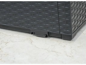 Caixa de arrumação para jardim Capri 302 L antracite