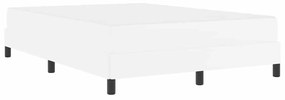 Cama Outros Branco Puro 160 x 200 cm Couro sintético